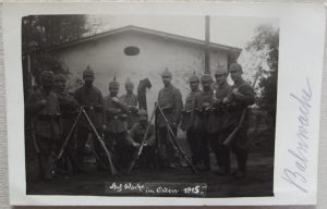 Soldiers Covered Pickelhaubes