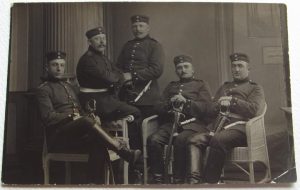 WWI 5 German Cavalrymen