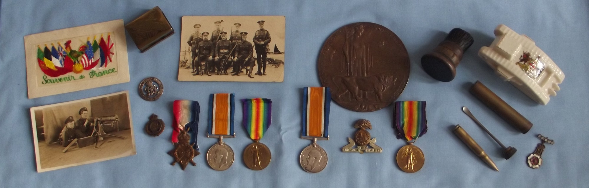 WWI Medals and Post Cards